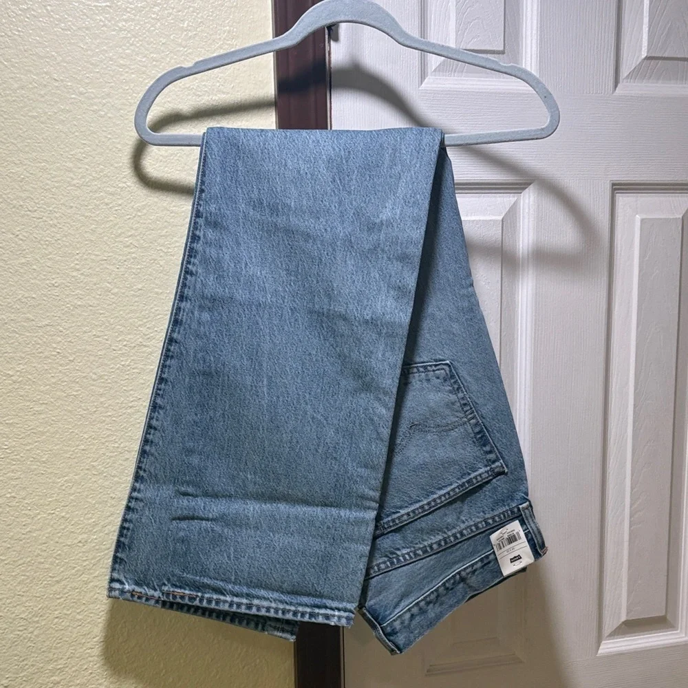 Levi's Light Blue Denim 501® Men’s Jeans with Red Patch size 34 X32